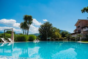 Vista della piscina di Villapiana